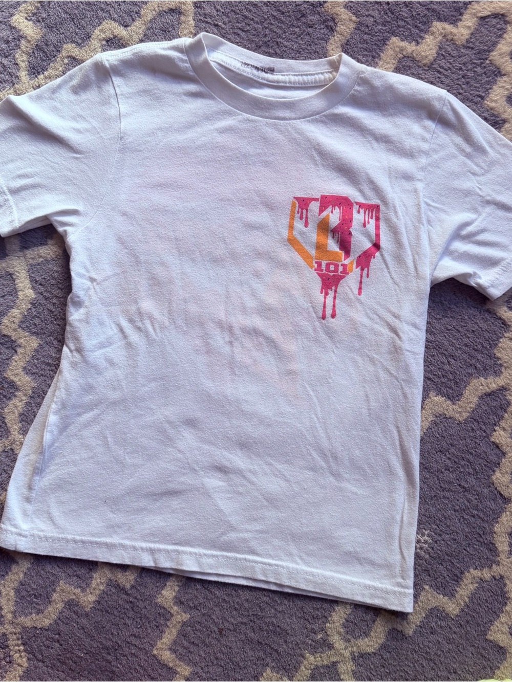Baseball Lifestyle 101 Kids Graphic Tee with ice cream scoops